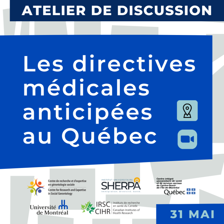 Les directives médicales anticipées au Québec - CREGÉS